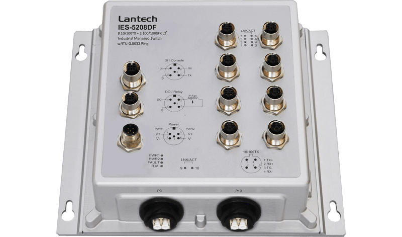 Lantech IES-5208DF-67 transportation switches