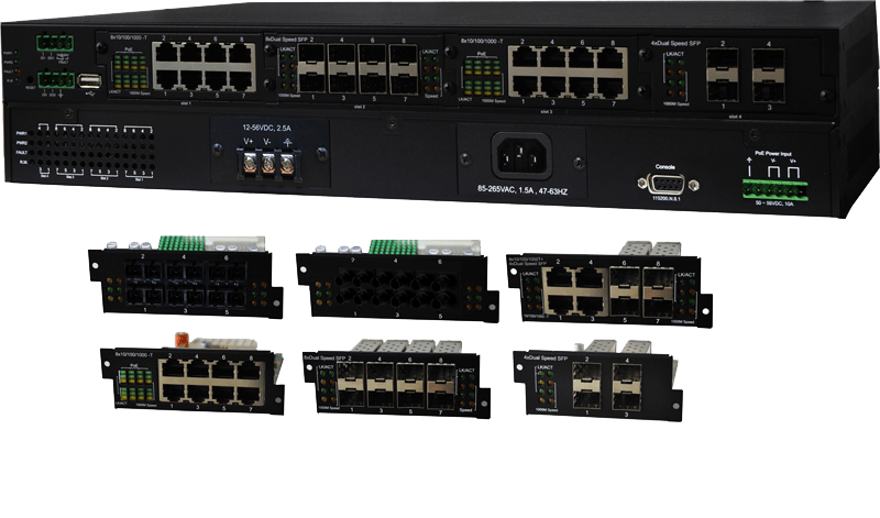 Lantech IGS-5400-2P-PT Industrial Ethernet Switch