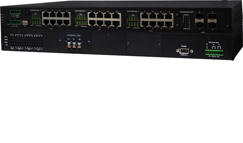 Lantech IGS-5424-PT Industrial Ethernet Switch