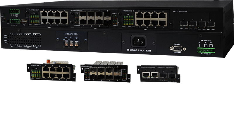 Lantech IGS-6300-2P Industrial Ethernet Switch