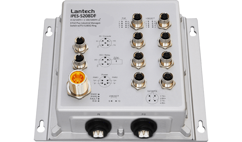 Lantech IPES-5208DF-67 transportation switches