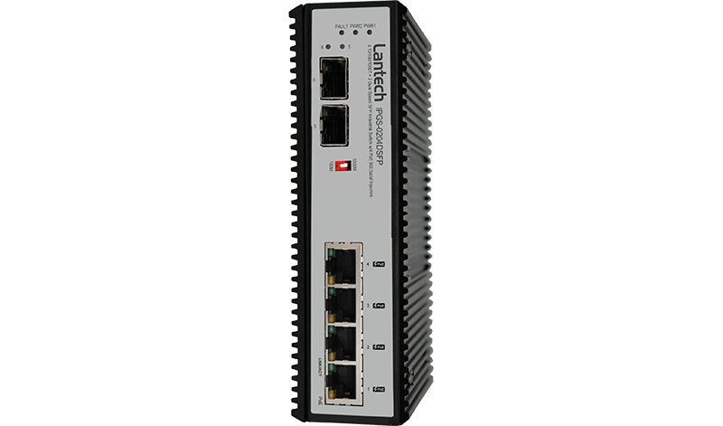 Lantech IPGS-0204DSFP Industrial Ethernet Switch
