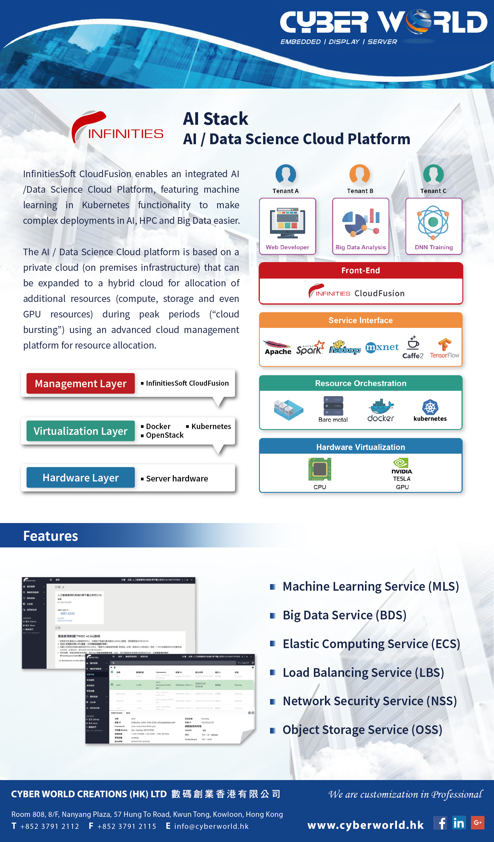 Feb-eDM_Infinities_150 (CWC:) InfinitiesSoft AI Stack - AI / Data Science Cloud Platform  
