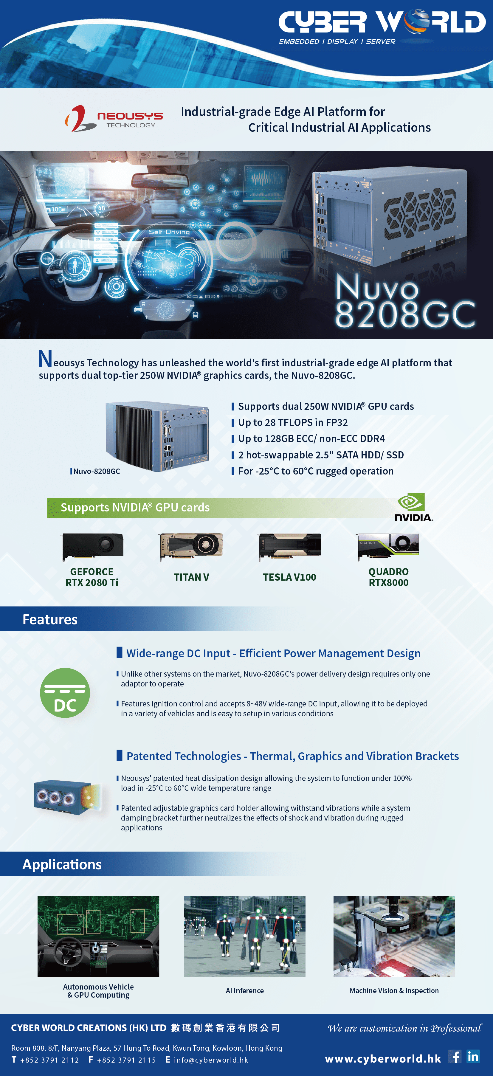 Neousys-eDM_150 (CWC): Neousys Industrial-grade Edge AI Platform for Critical Industrial AI Applications Neousys-eDM_150 (CWC): Neousys Industrial-grade Edge AI Platform for Critical Industrial AI Applications