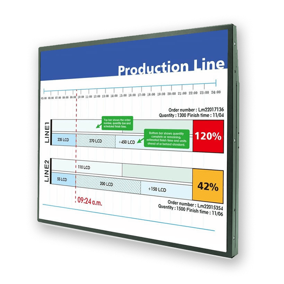 Litemax 1568-E professional display and touch screen monitor sunlight readable LCD