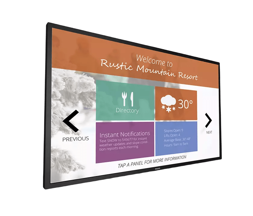 Philips 75BDL3151T_75 professional display and touch screen monitor multi-touch