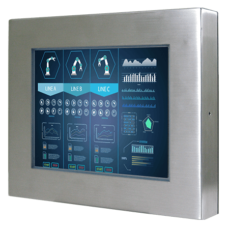 Winmate Product-R10L100-65T2-45-L4-I professional display and touch screen monitor Full IP65