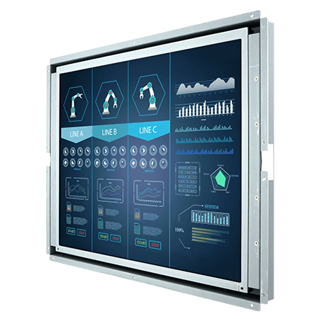 Winmate Product-S17L500-OFA1TR-45-L4-I professional display and touch screen monitor sunlight readable LCD