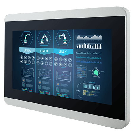 Winmate Product-W07L100-PCO1HB-45-L4-I professional display and touch screen monitor sunlight readable LCD
