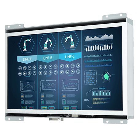 Winmate Product-W10L100-OFH2-45-L4-I professional display and touch screen monitor Open Frame