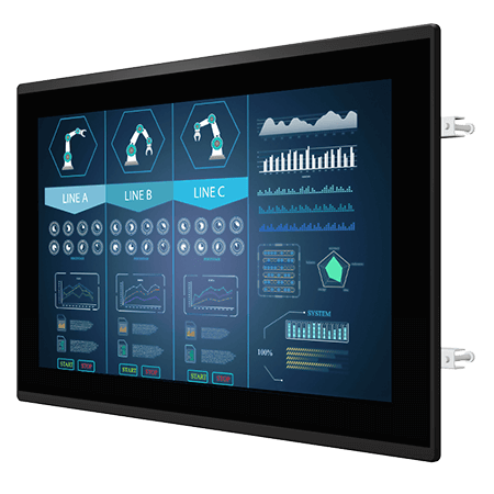 Winmate Product-W15L100-EHA4-45-L4-I professional display and touch screen monitor multi-touch