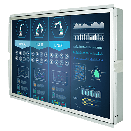 Winmate Product-W24L100-OFA2TR-45-L4-I professional display and touch screen monitor Open Frame