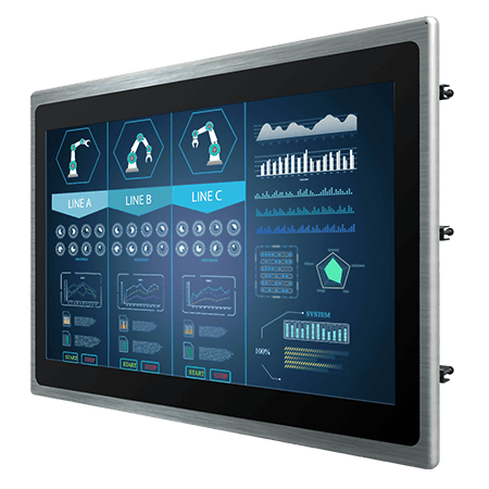 Winmate Product-W24L100-PPA2-45-L4-I professional display and touch screen monitor multi-touch
