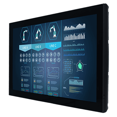 Winmate Product-W32L100-PTA2-45-L4-I professional display and touch screen monitor multi-touch