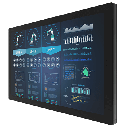 Winmate Product-W43L100-PCA3-45-L4-I professional display and touch screen monitor multi-touch