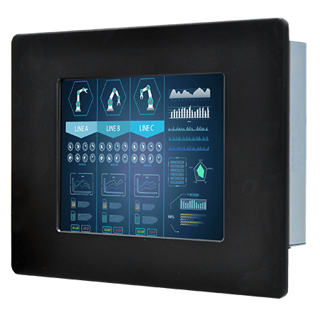 Winmate R05T100-PMD1HB professional display and touch screen monitor Panel Mount