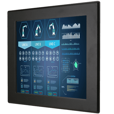 Winmate S17L500-PMM1 professional display and touch screen monitor Panel Mount