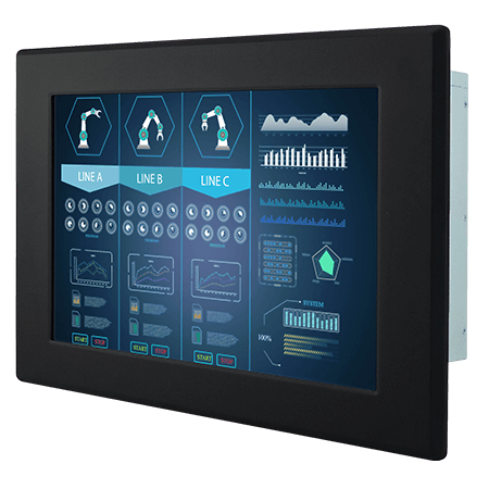 Winmate W15L100-PMA2HB professional display and touch screen monitor Panel Mount