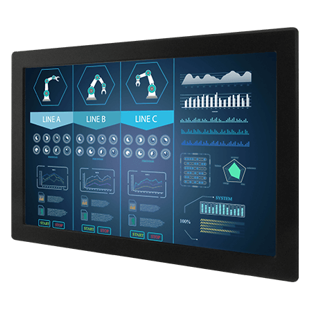Winmate W24L100-PMS1 professional display and touch screen monitor Panel Mount