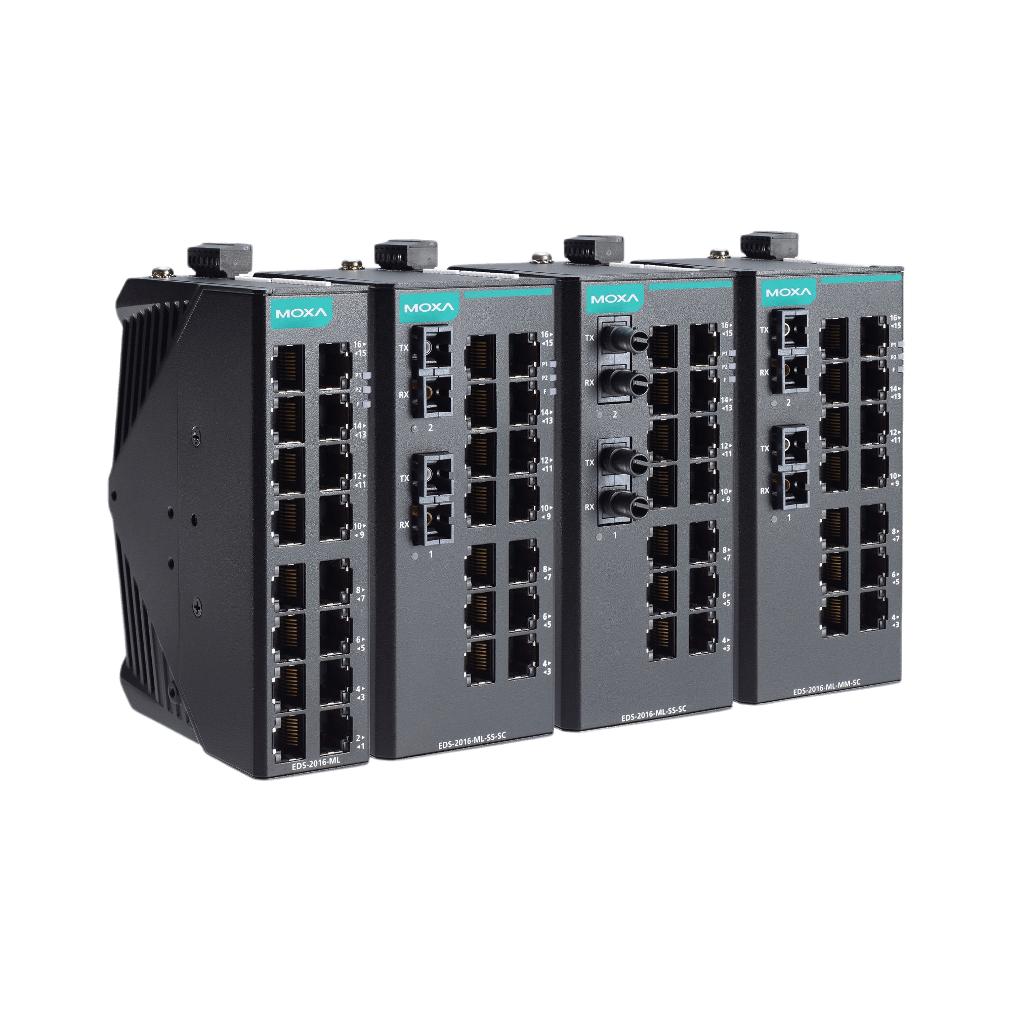 Moxa EDS-2016-ML Series Industrial Entry Switches