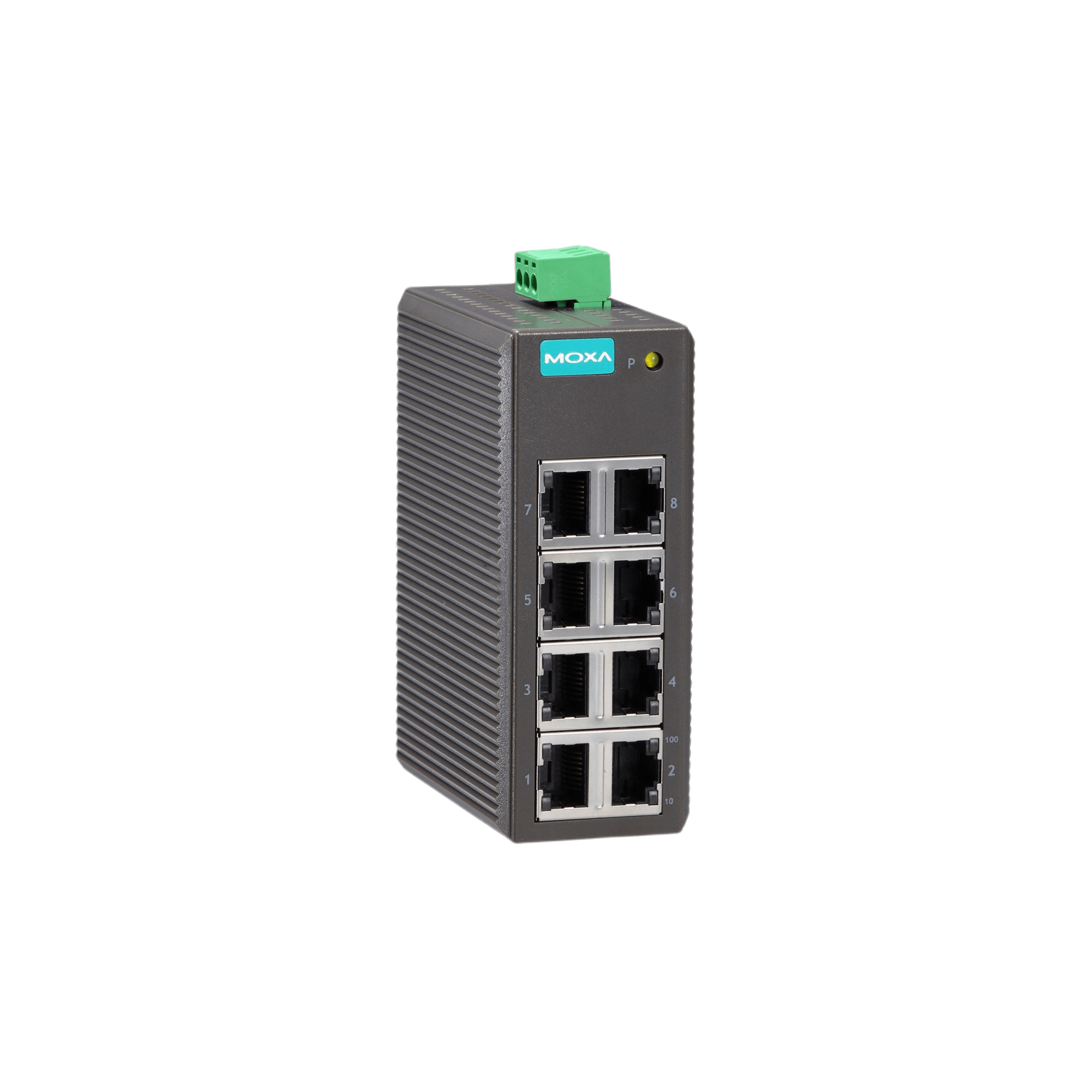 Moxa EDS-208-ELP Series Industrial Entry Switches