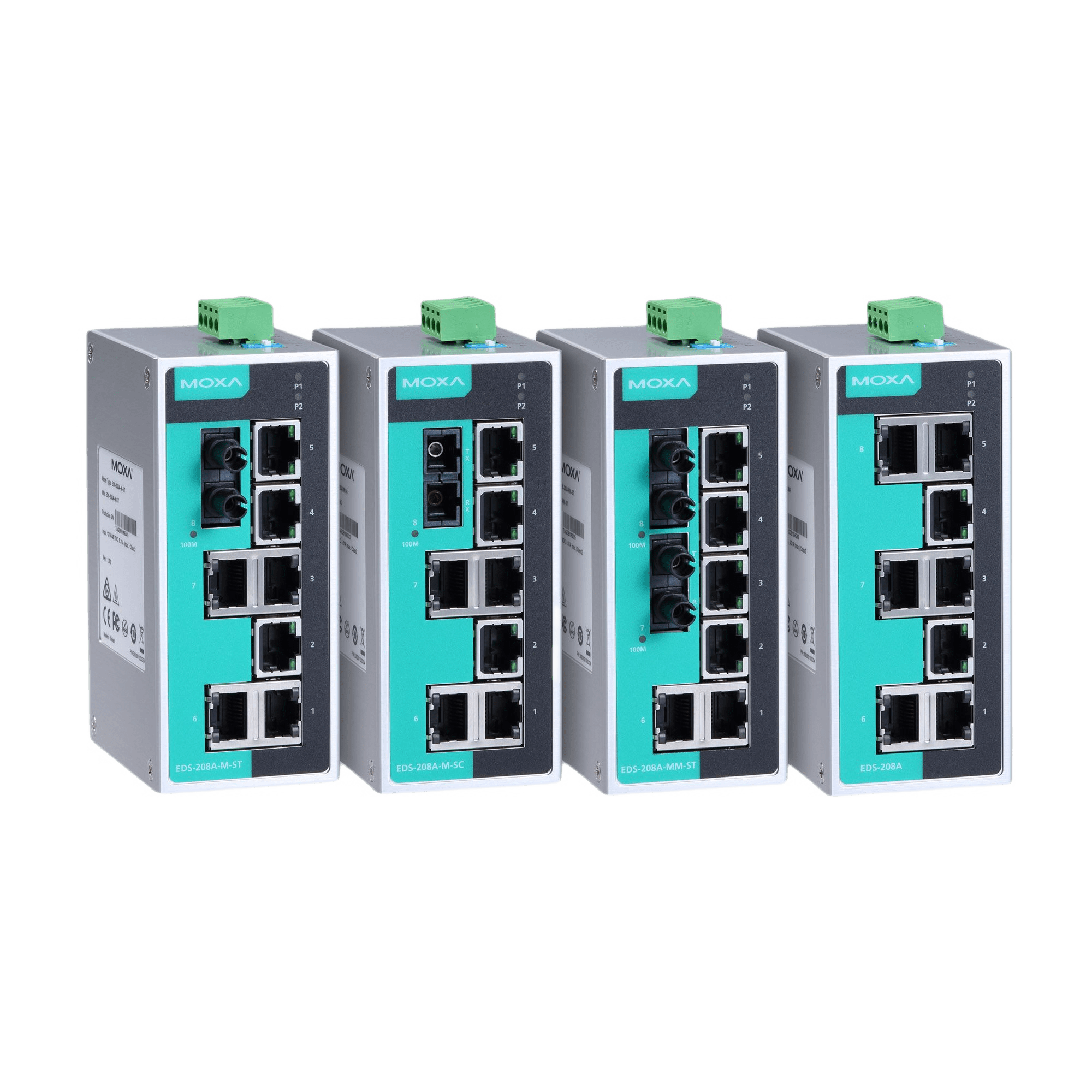 Moxa EDS-208A Series Industrial Entry Switches
