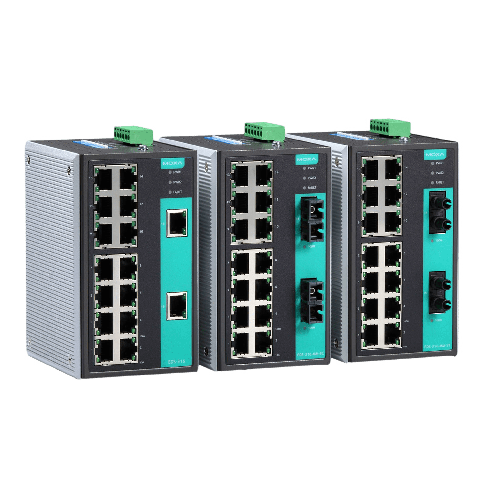 Moxa EDS-316 Series Industrial Entry Switches