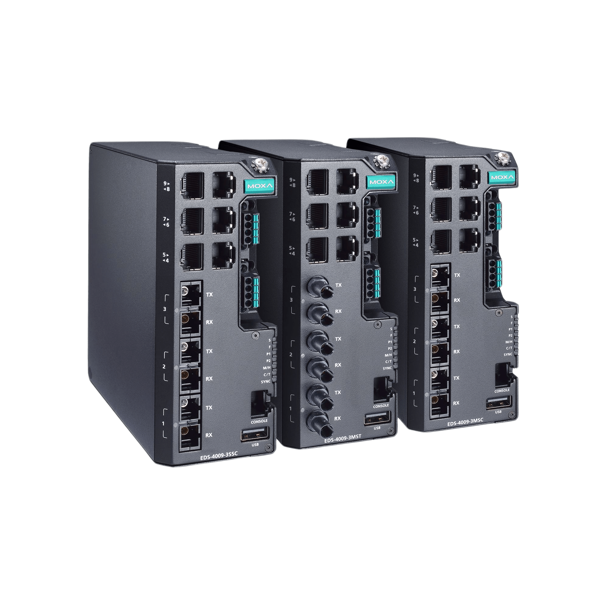 Moxa EDS-4009 Series industrial managed switches