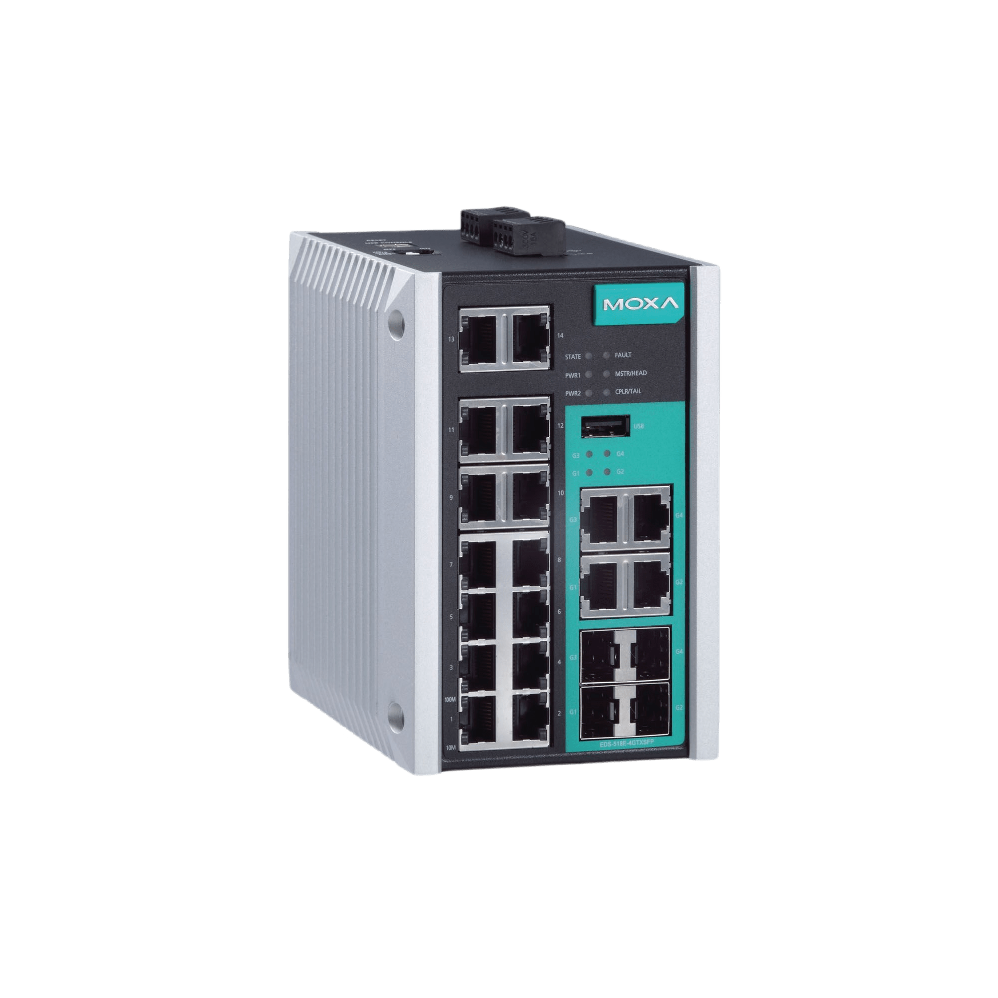 Moxa EDS-518E Series Industrial managed switches