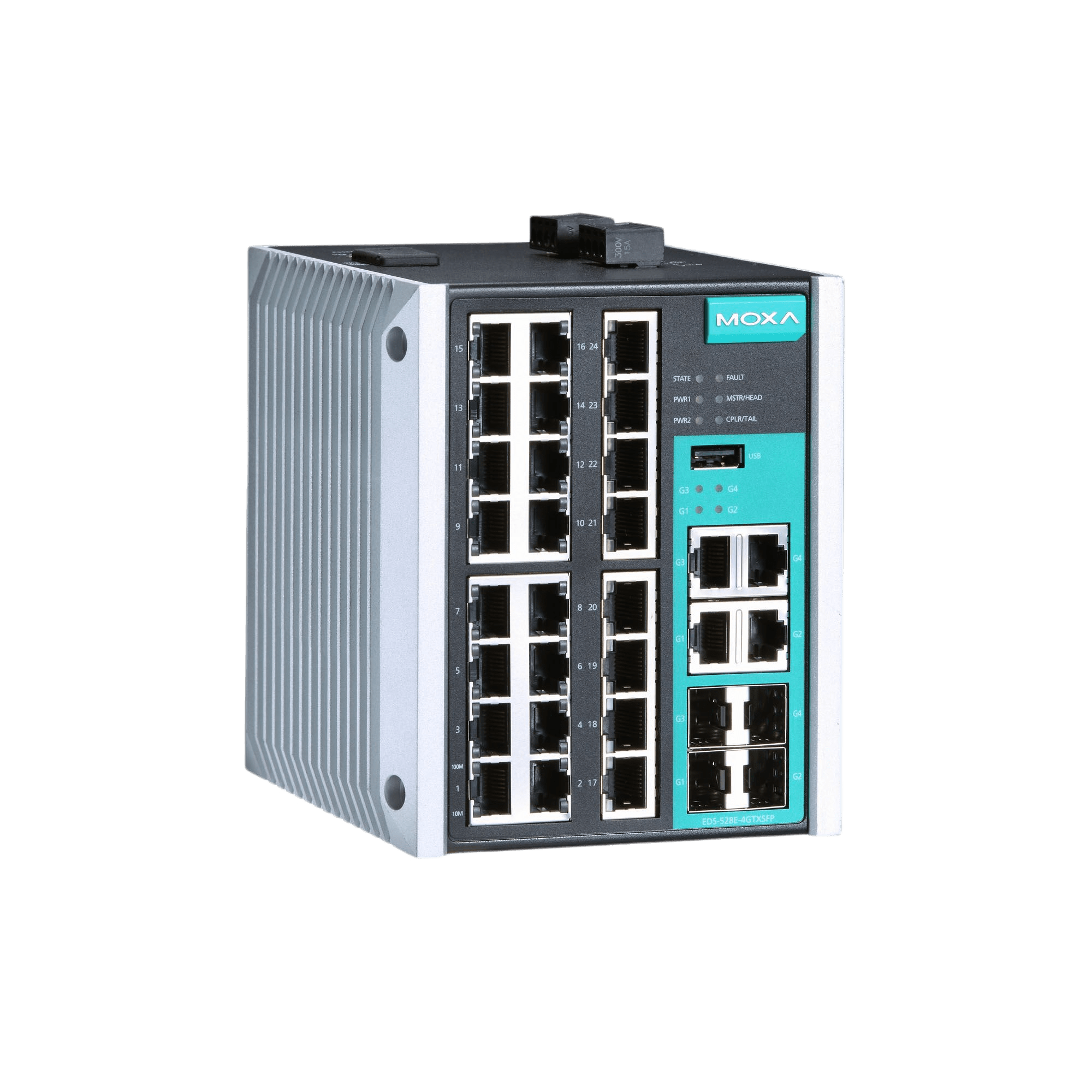Moxa EDS-528E Series Industrial managed switches