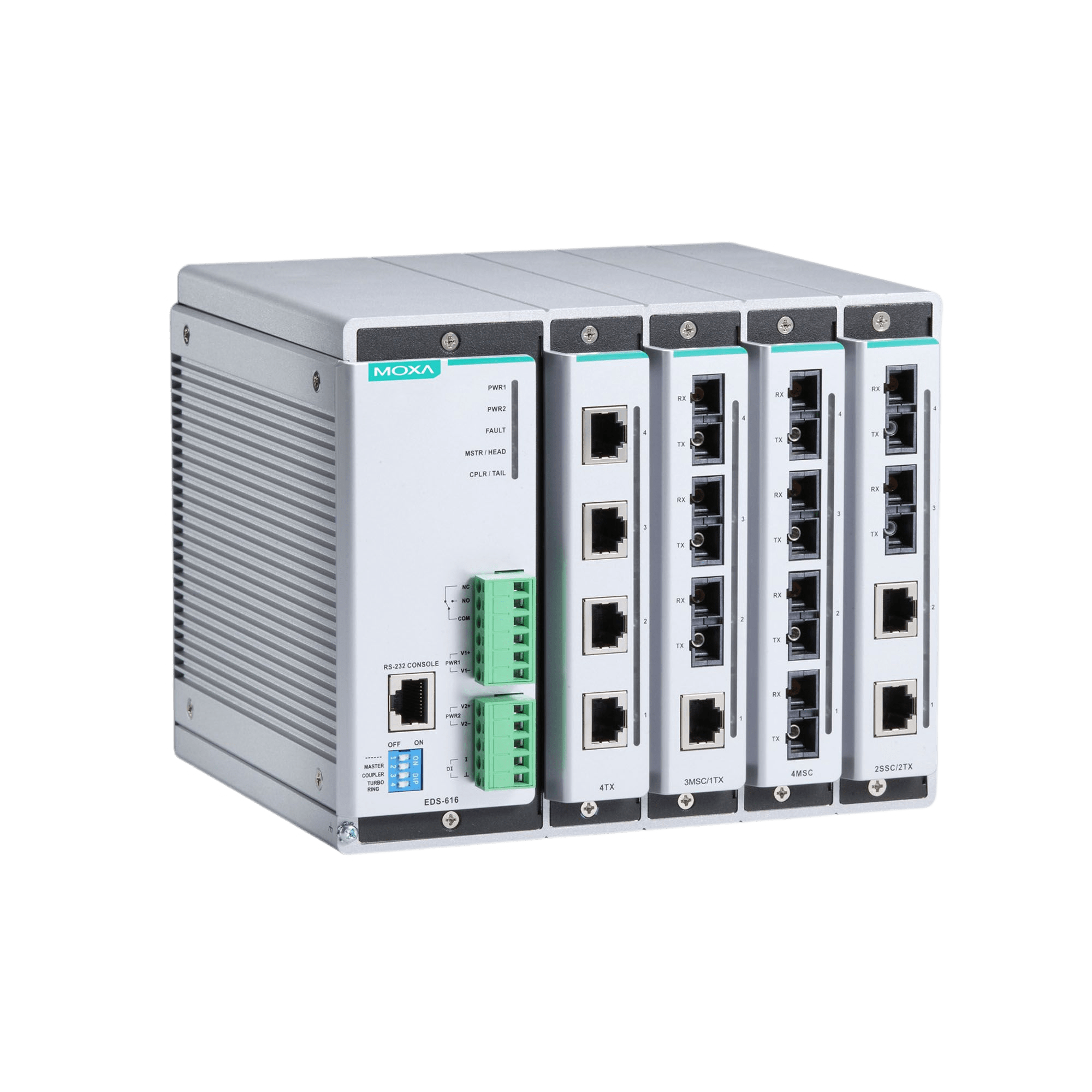 Moxa EDS-616 Series industrial managed switches