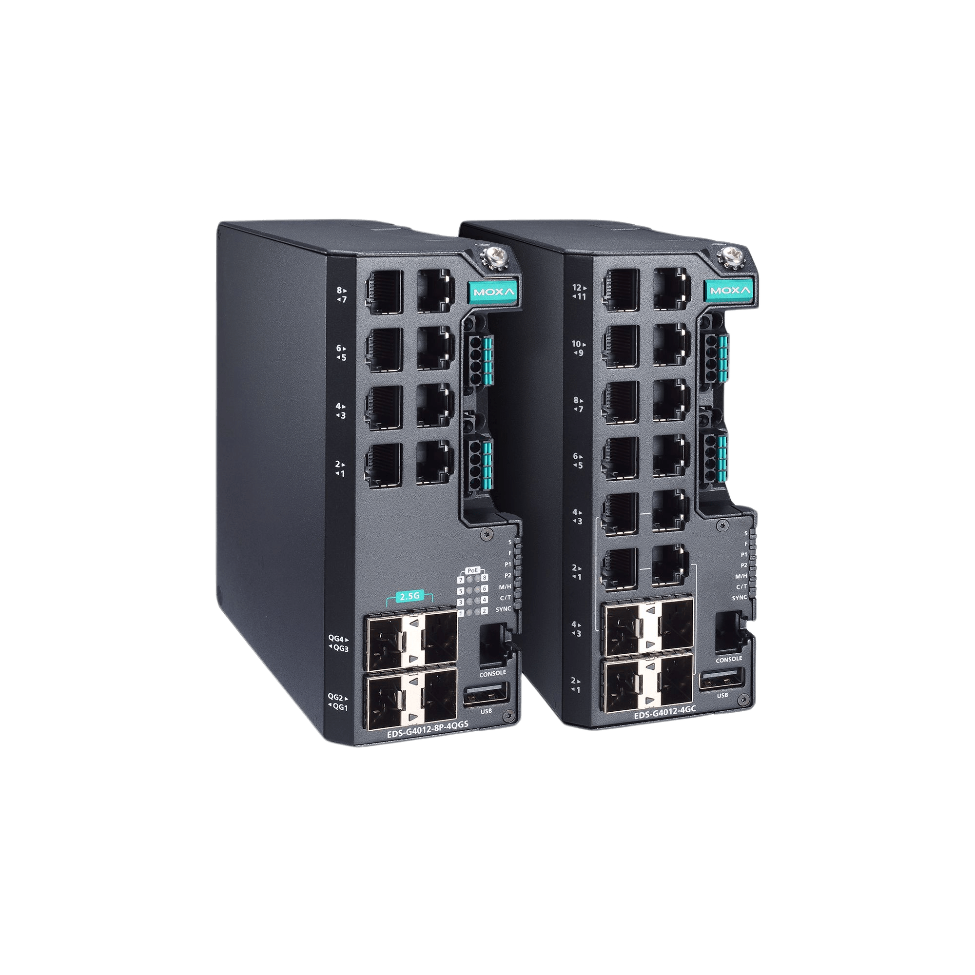 Moxa EDS-G4012 Series industrial managed switches