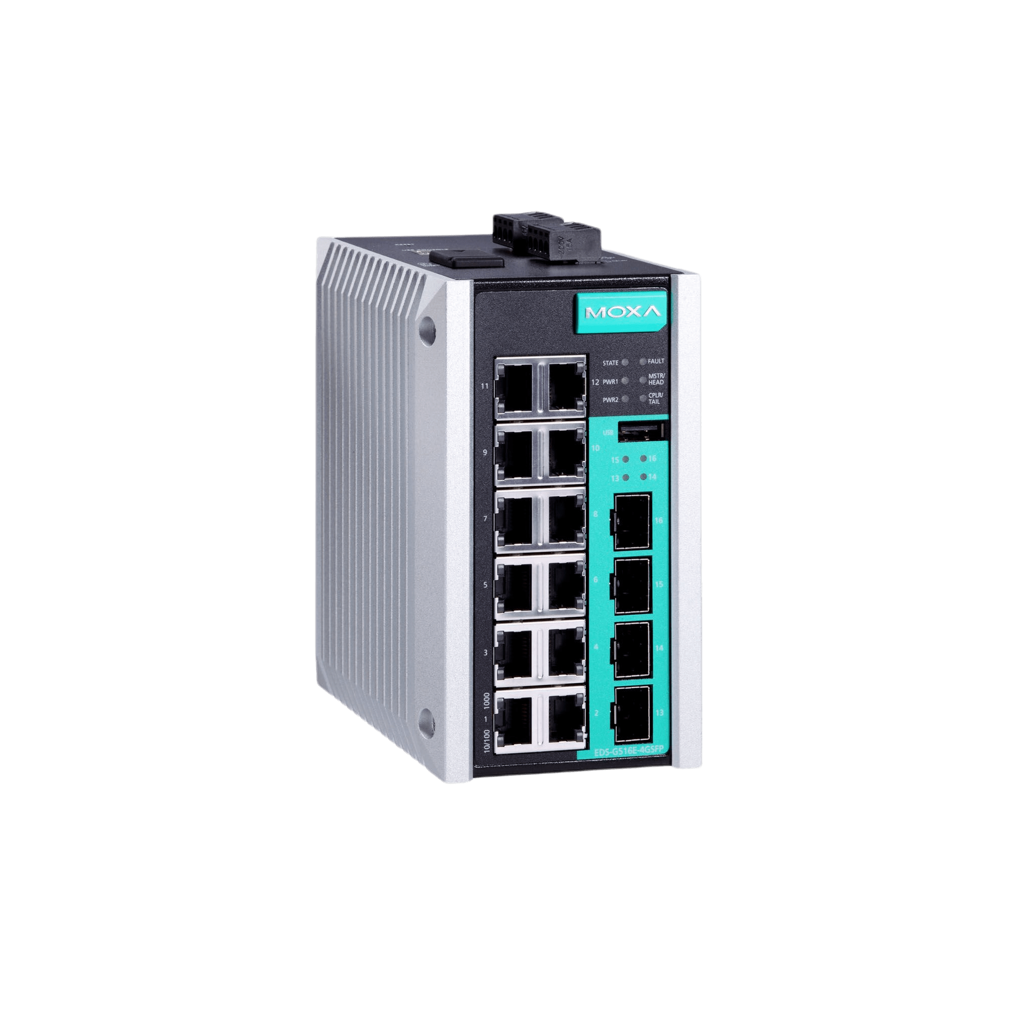 Moxa EDS-G512E Series industrial managed switches