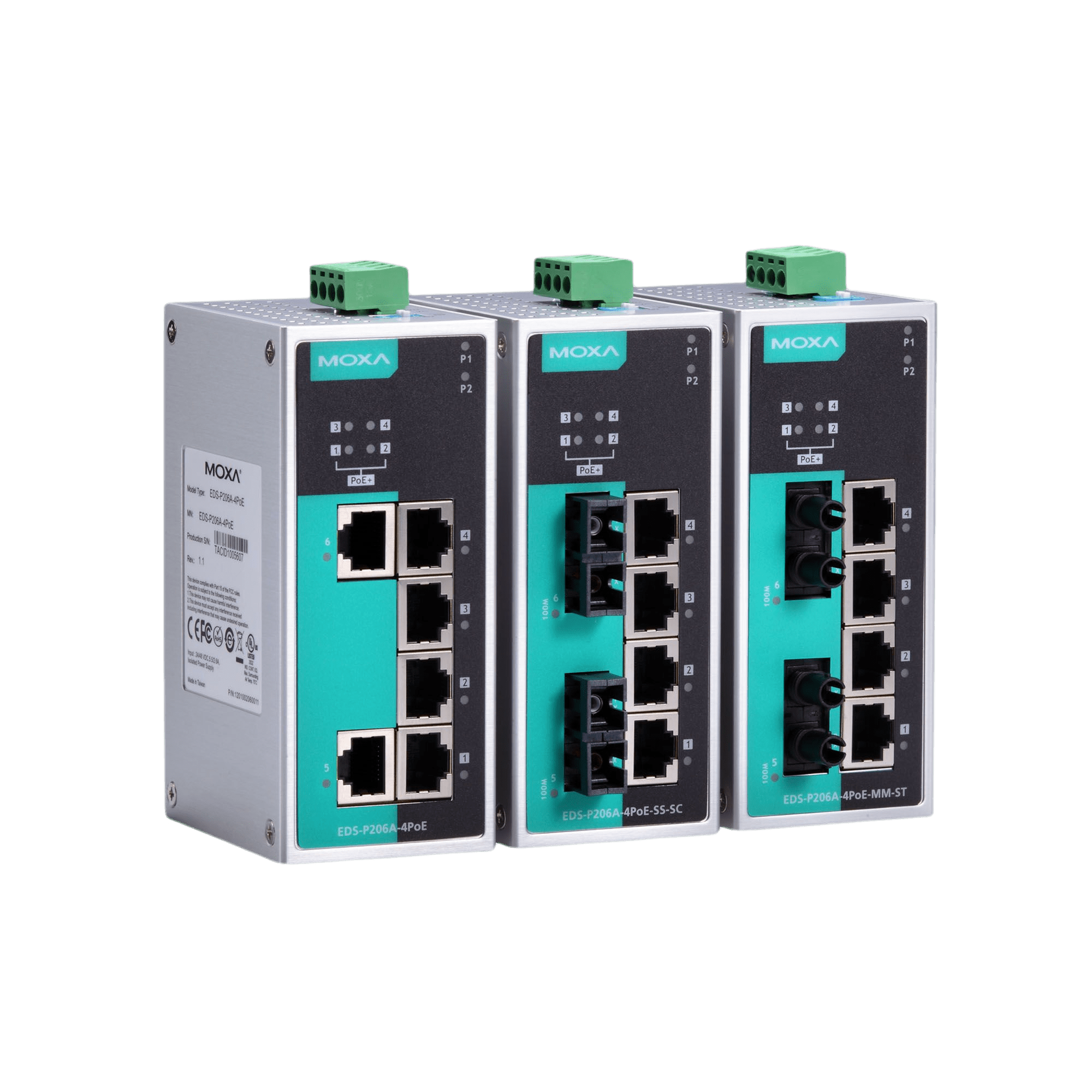 Moxa EDS-P206A Series Industrial Entry Switches