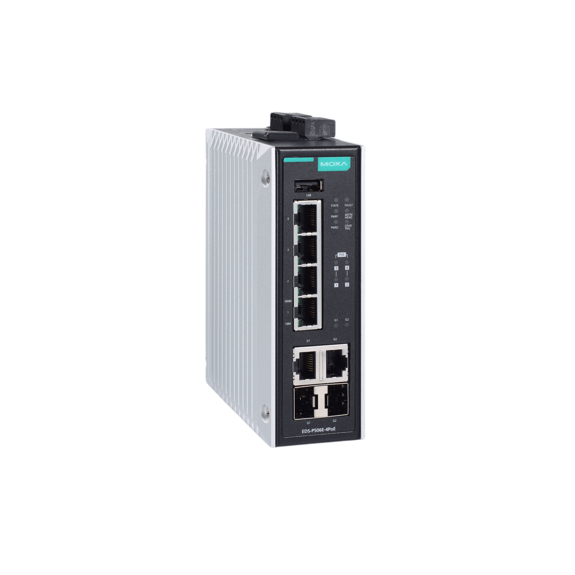 Moxa EDS-P506E Series industrial managed switches