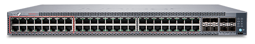 Juniper EX4100 Multigigabit switch