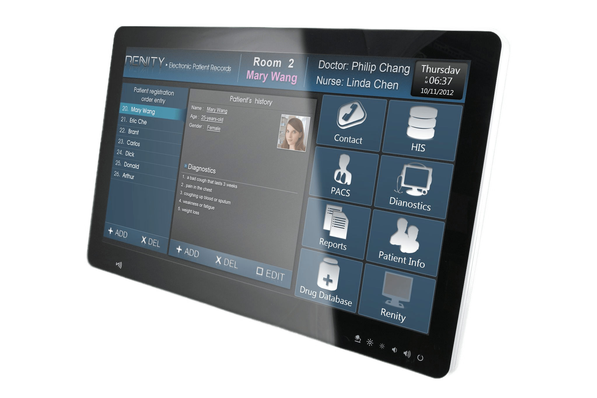 Avalue HID-2138 healthcare touch panel PC