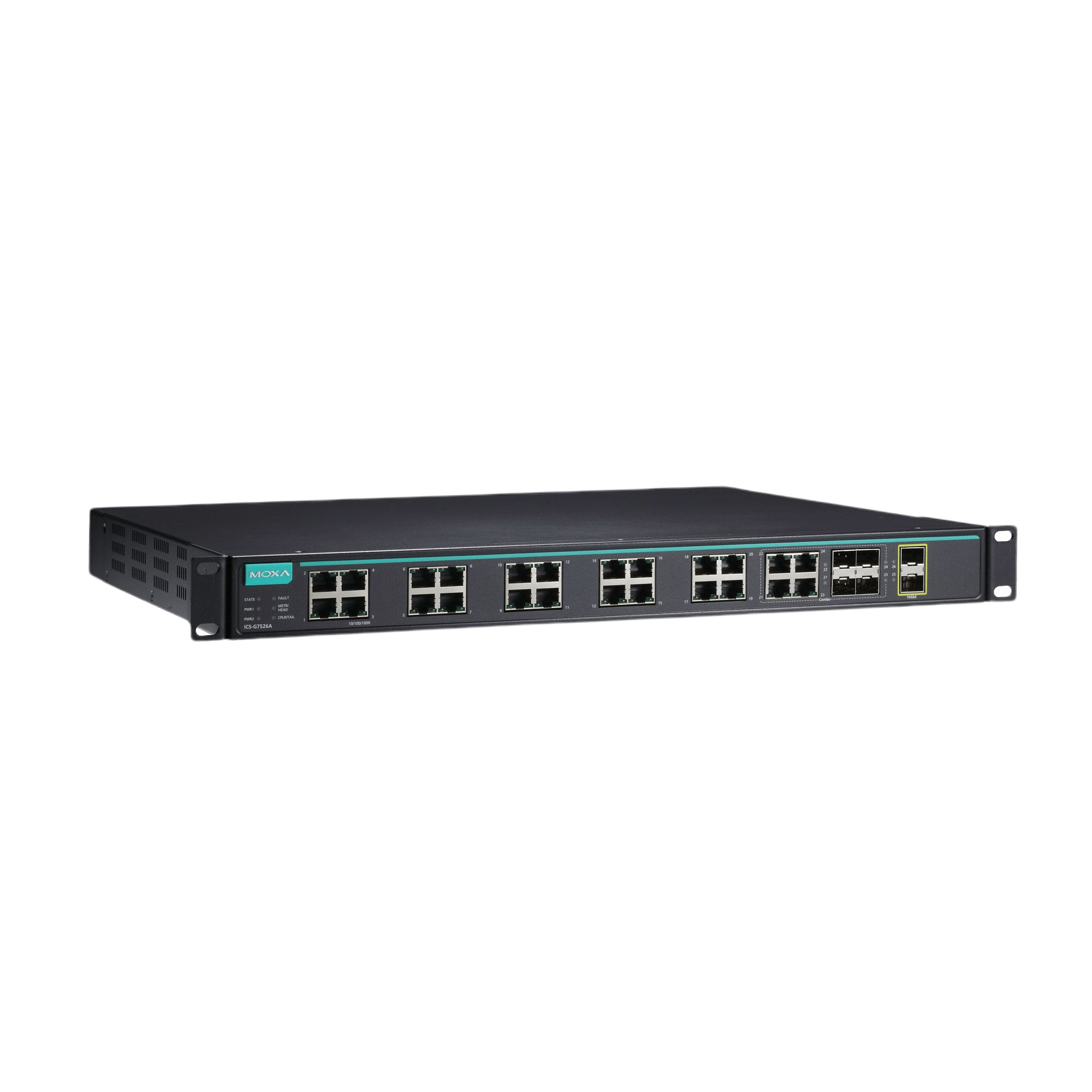Moxa ICS-G7526A Series Industrial managed switches