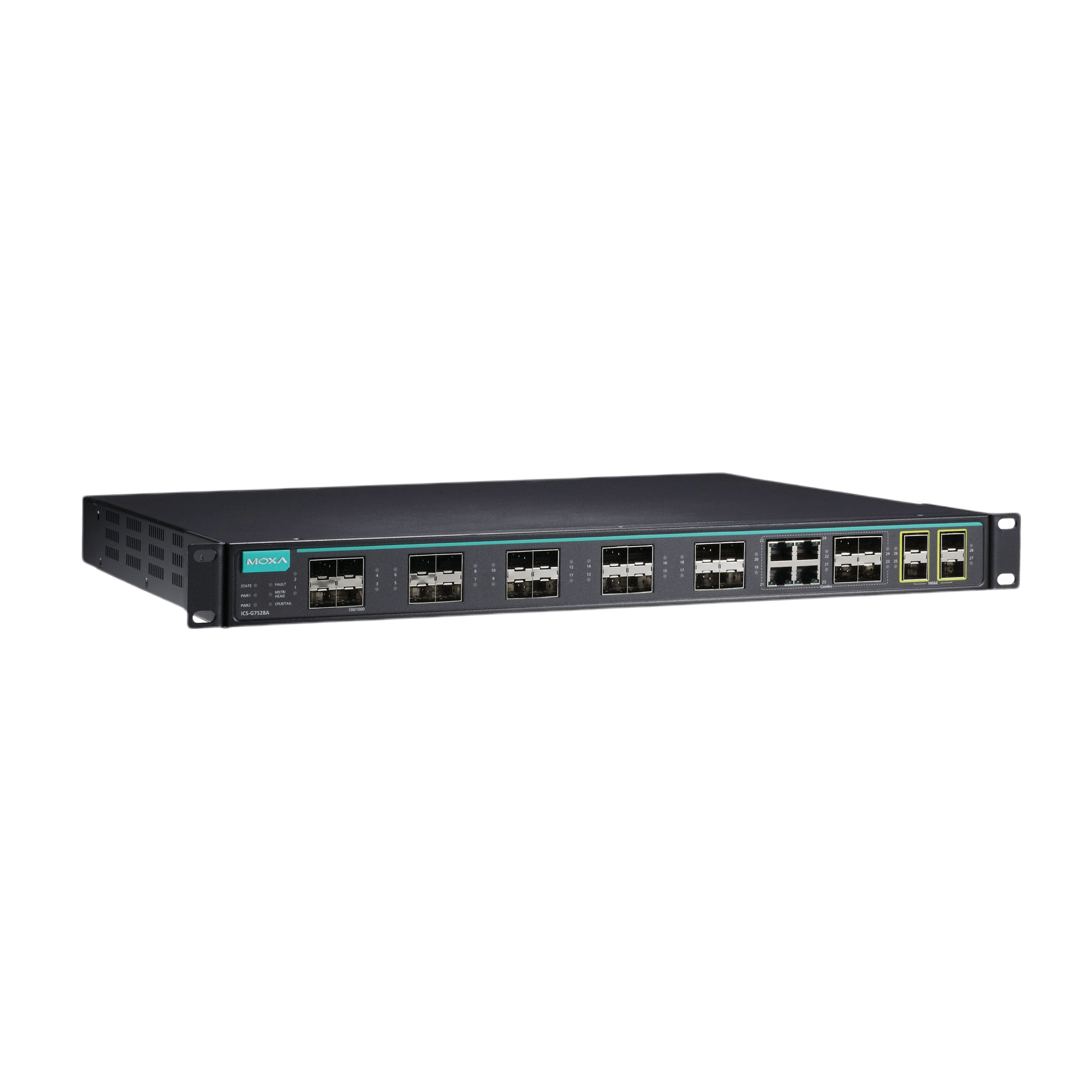 Moxa ICS-G7528A Series Industrial managed switches
