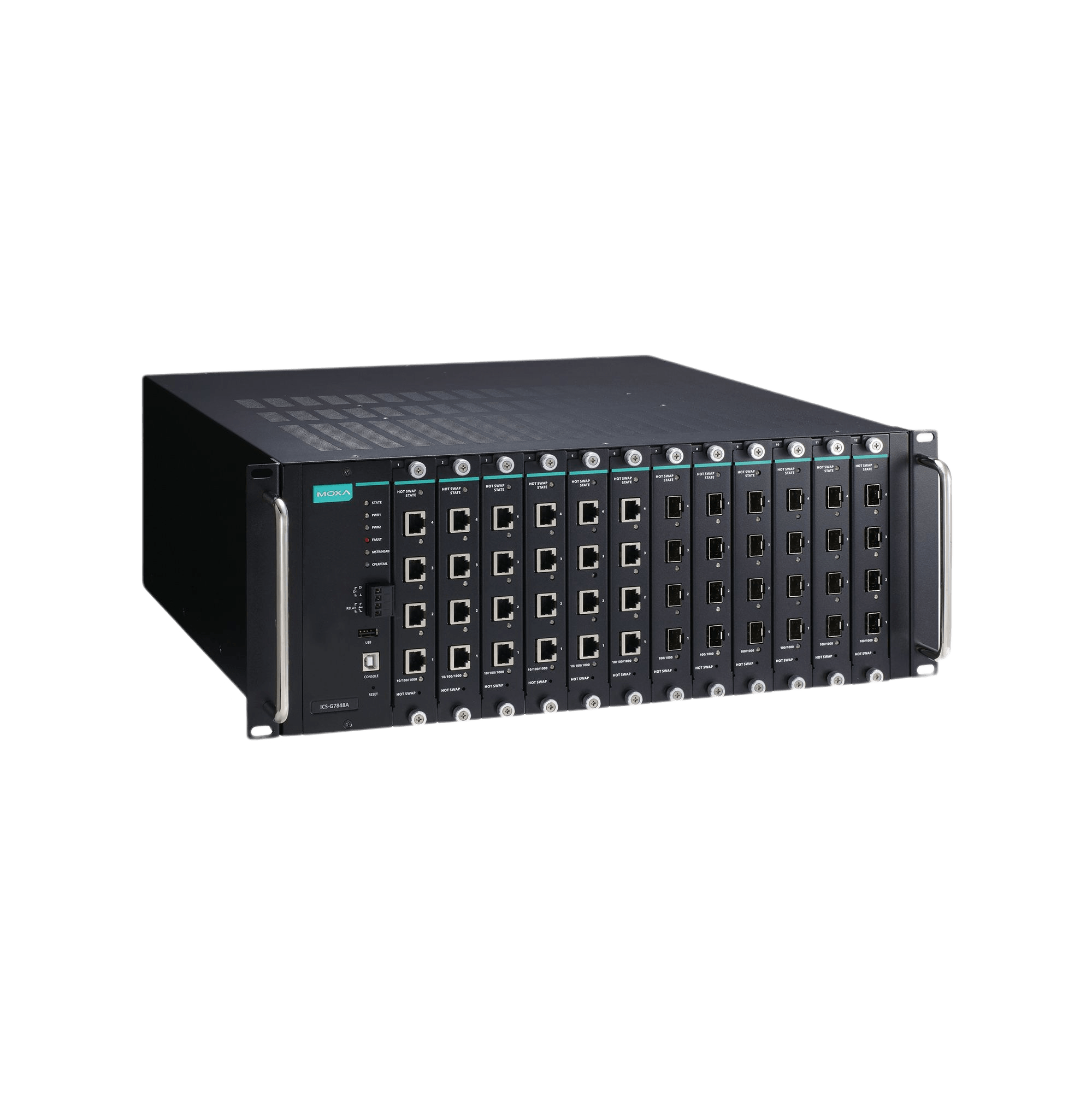 Moxa ICS-G7848A Series Industrial switches