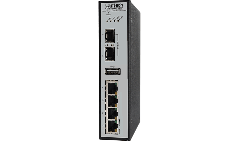 Lantech ID-I(P)GS-3204MGSFP Industrial Switch