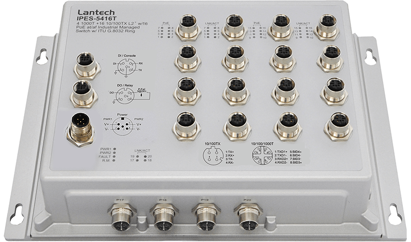Lantech IPES-5416T Managed Ethernet Switch