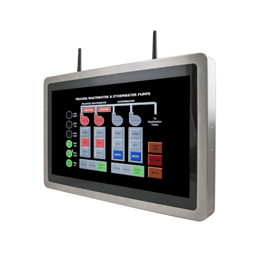 Avalue SPC-2133-B1 Stainless Steel touch panel PC