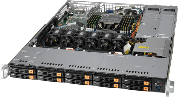 Supermicro SSG-110P-NTR10 Shorage Servera