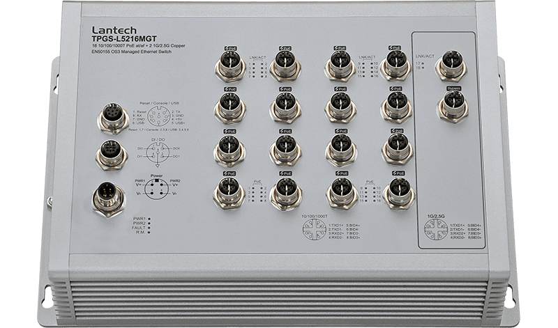 Lantech TPGS-L5216MGT-16 managed ethernet switch