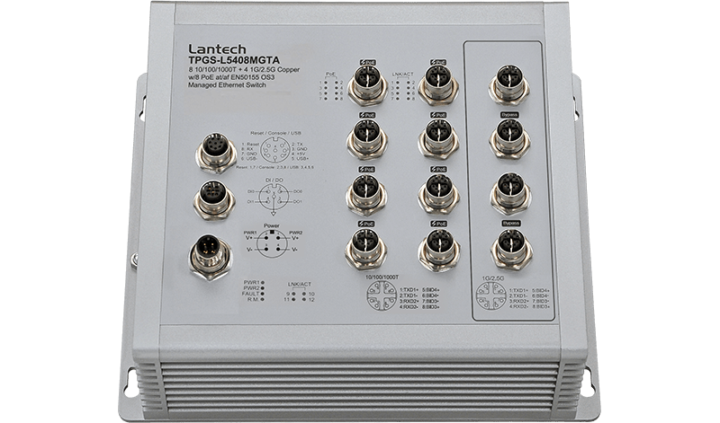 Lantech TPGS-L5408MGTA managed ethernet switch