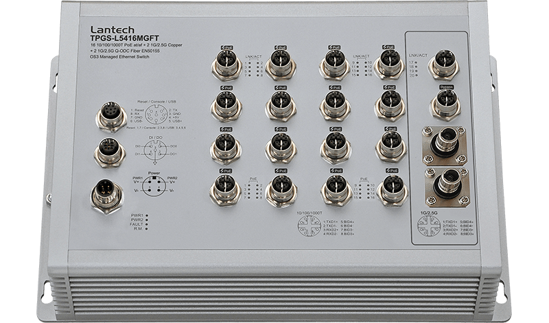 Lantech TPGS-L5416MGFT-16 managed ethernet switch