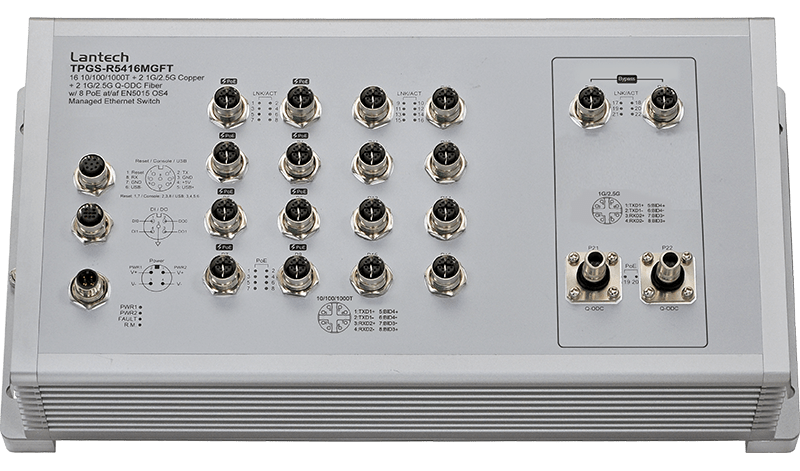 Lantech TPGS-R5416MGFT managed ethernet switch