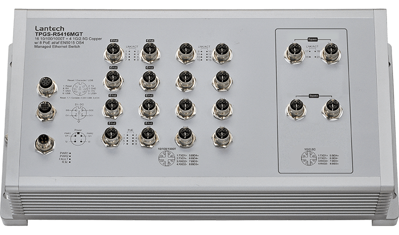 Lantech TPGS-R5416MGT managed ethernet switch