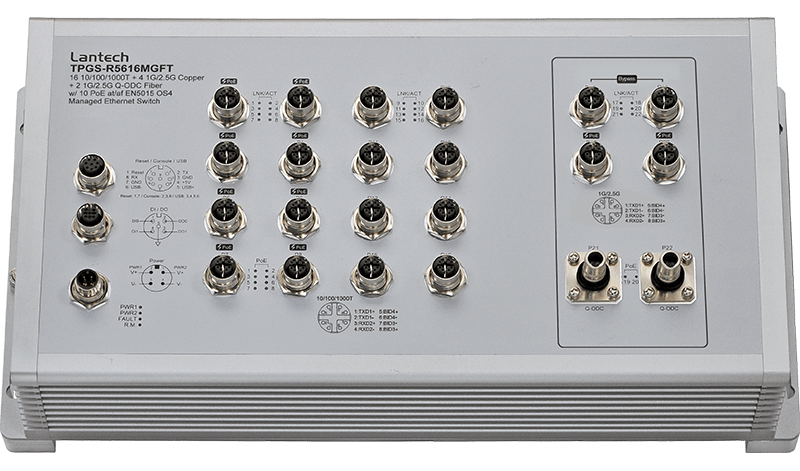 Lantech TPGS-R5616MGFT managed ethernet switch